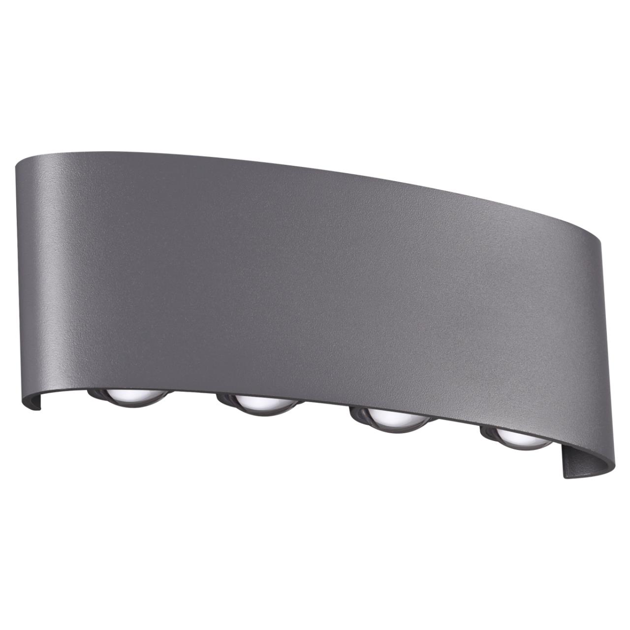 358461 STREET NT20 736 темно-серый Ландшафтный настенный светильник IP54 LED 4000K 8W 85-265V CALLE