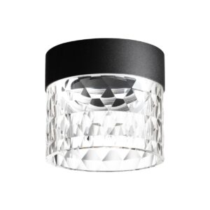 358998 OVER NT23 386 черный Светильник накладной светодиодный IP20 LED 4000K 10W 85-265V AURA