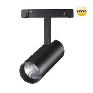 359203 SHINO NT23 170 черный Трековый светильник для низков. шинопровода IP20 LED 3000К 12W 48V 960Лм FLUM
