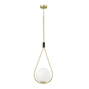 4810/1A PENDANT ODL21 415 золтой/черный/белый Подвес E14 1*40W FLARI