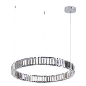 4930/36L L-VISION ODL24 591 хром/прозрачный металл/хрусталь Люстра LED 36W 4000K 4280Лм VEKIA