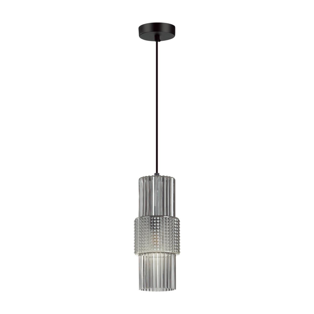 5016/1 MODERN ODL23 405 черный/дымчатый металл/стекло Подвес E14 1*40W PIMPA