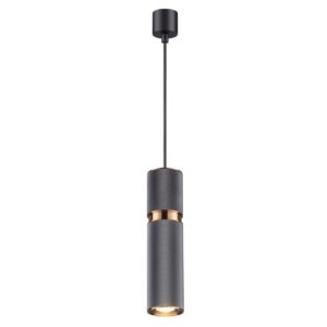 4743/5L L-VISION ODL20 395 серый/золотой Подвес GU10 5W 220V AFRA