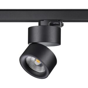 358787 PORT NT21 315 черный Трехфазный трековый светодиодный светильник IP20 LED 25W 4000K 2200Лм 100-265V GRODA