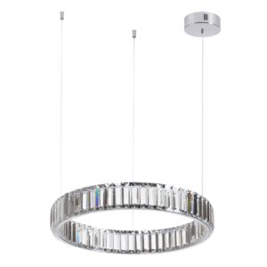 4930/30L L-VISION ODL24 591 хром/прозрачный металл/хрусталь Люстра LED 30W 4000K 3570Лм VEKIA