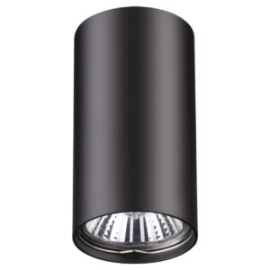 370420 OVER NT19 481 черный Накладной светильник IP20 GU10 50W 220V PIPE