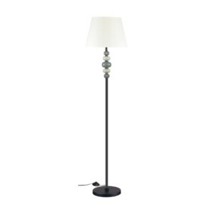4896/1F MODERN ODL_EX23 109 черный матов./серый/молочный металл/керамика/ткань Торшер E27 1*60W SOCHI