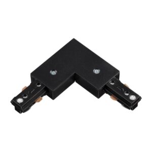 135009 PORT NT18 255 черный Соединитель с токопроводом L-образный для однофазного трехжильного шинопровода