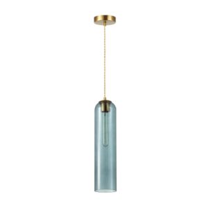 4641/1 PENDANT ODL20 407 золотой/синий Подвес E27 60W 220V VOSTI
