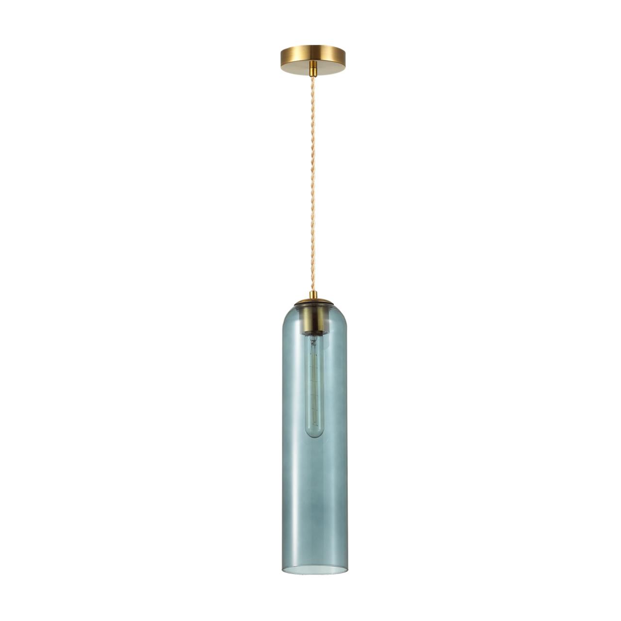 4641/1 PENDANT ODL20 407 золотой/синий Подвес E27 60W 220V VOSTI