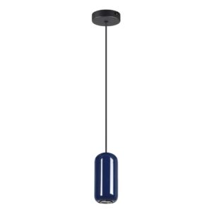 5053/1E PENDANT ODL24 375 черный/синий/металл Подвес GU10 LED 4W OVALI