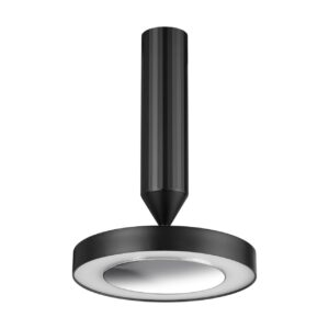 359279 OVER NT23 280 черный Светильник накладной светодиодный IP20 LED 18W 85-265V 1350Лм 3000К MIRROR