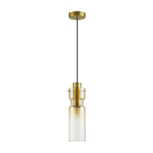 5057/1A PENDANT ODL24 385 золотой/янтарный/металл/стекло Подвес E27 1*40W SCROW