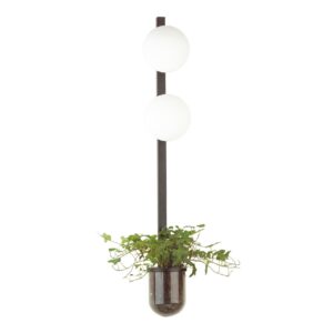 4681/2WA WALLI ODL20 463 черный/белый Настенный светильник E14 2*40W 220V FLOWER