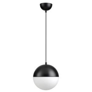 4958/1A PENDANT ODL22 393 черный/металл/белый/стекло Подвес E27 1*40W PINGA