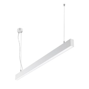 358877 OVER NT22 406 белый Светильник подвесной светодиодный (длина подвесов 1,2м) IP20 LED 4000K 40W вниз + 12W вверх 220V ITER