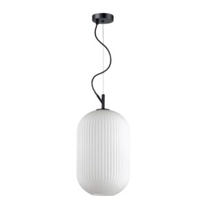 4752/1 PENDANT ODL21 411 белый/черный Подвес E27 60W ROOFI