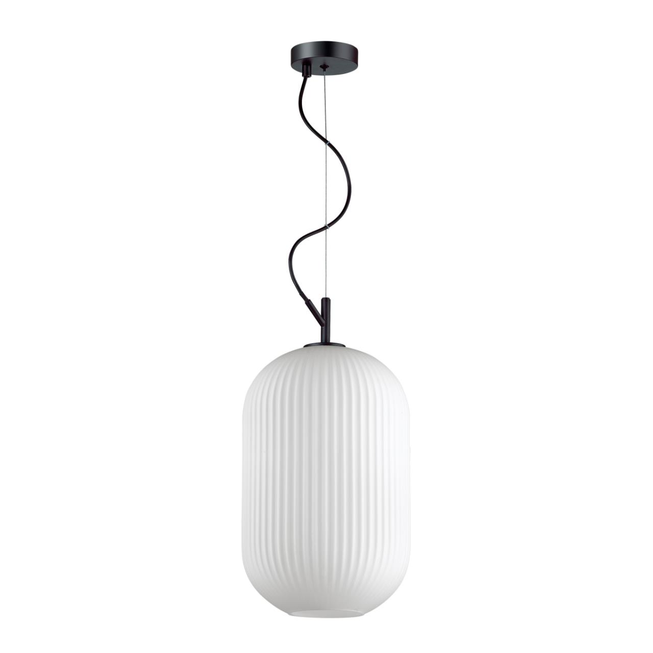 4752/1 PENDANT ODL21 411 белый/черный Подвес E27 60W ROOFI