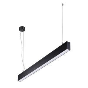 358880 OVER NT22 406 черный Светильник подвесной светодиодный (длина подвесов 1,2м) IP20 LED 4000K 30W вниз + 12W вверх 220V ITER