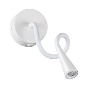4255/3WL HIGHTECH ODL21 475 белый/металл Настен.светильник выкл на базе IP20 LED 3W 270Лм 3000K ODDS