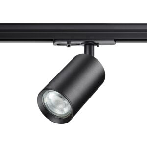 370963 PORT NT23 251 черный Светильник однофазный двухжильный трековый GU10 50W 220V PIPE