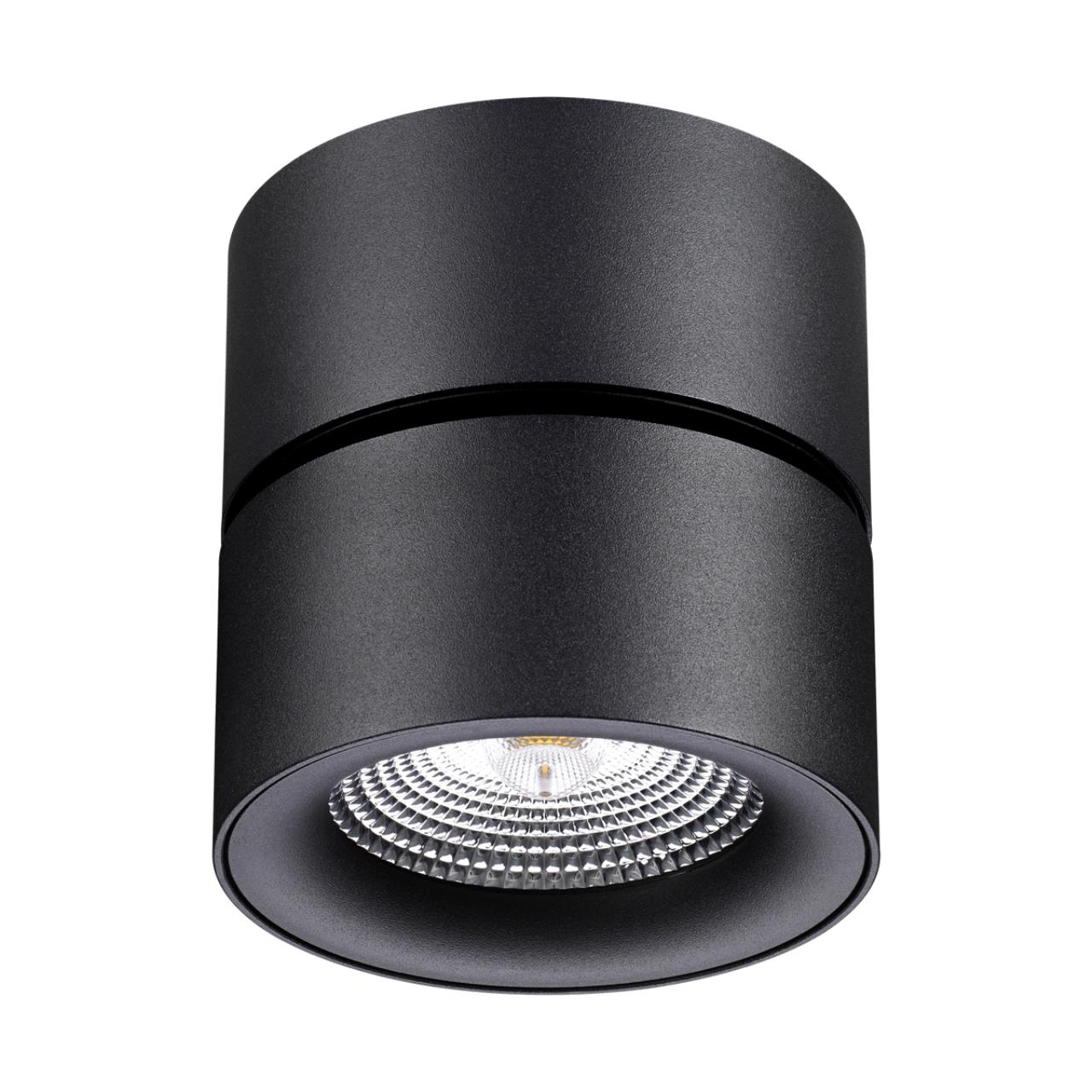 358781 OVER NT21 420 черный Светильник накладной светодиодный IP20 LED 25W 4000K 2200Лм 100-265V GRODA — изображение 5