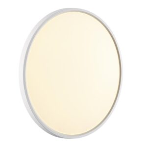 7659/40L MITRA LED SN 551 Светильник пластик/белый LED 40Вт 3000/4000K D495 IP40 ALFA WHITE