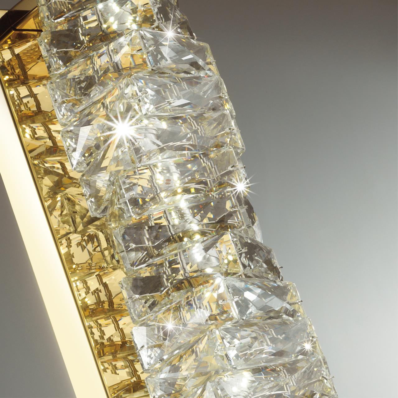 4999/15WL HALL ODL23 623 золотой/прозрачный/металл/хрусталь Бра LED 15W 4000K STRAZA — изображение 5