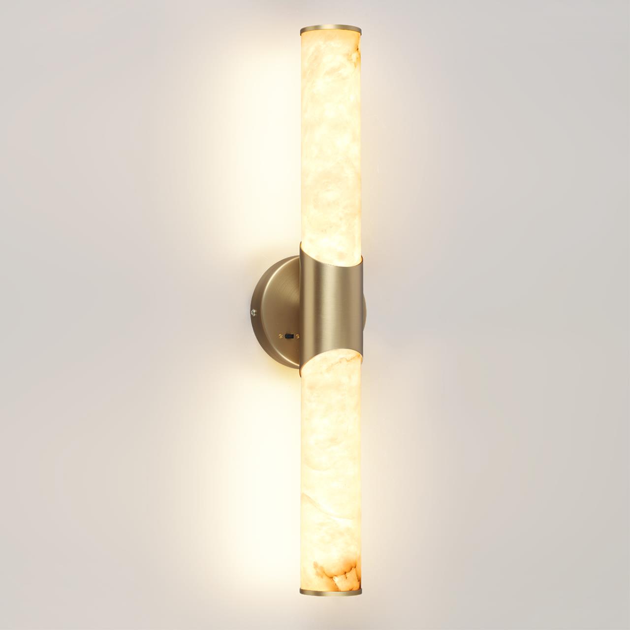 6672/12WL L-VISION ODL24 199 Настенный светильник латунь/металл/алебастр IP20 LED 12W 540Лм 3000K/4000K MARBELLA — изображение 3