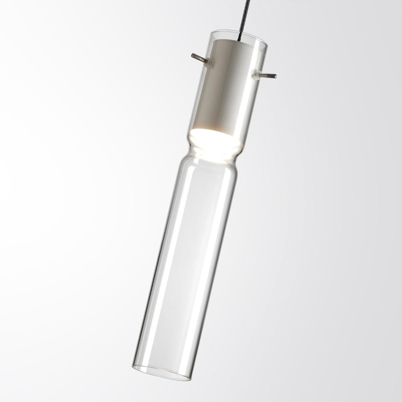 5058/5LB PENDANT ODL24 385 белый/прозрачный/металл/стекло Подвес LED 5W 3000K SCROW — изображение 5