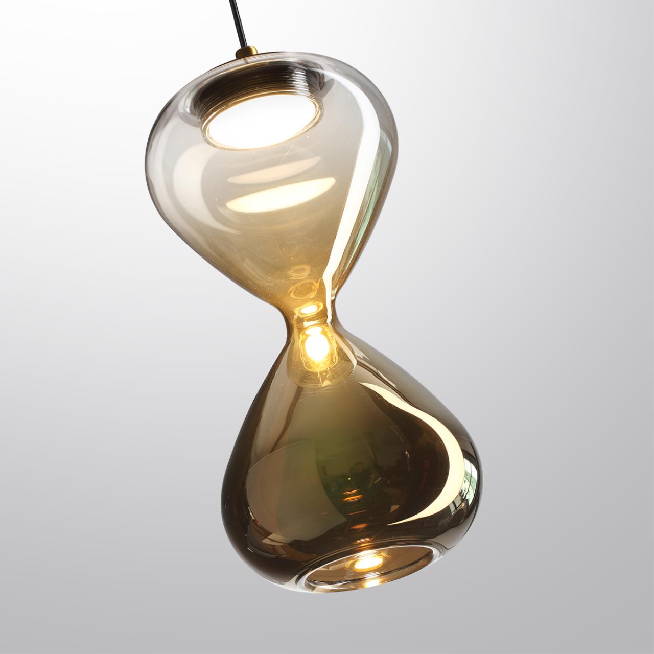 5094/4L PENDANT ODL25 357 черный/прозрачн./золотой градиент/металл/стекло Подвес LED 4W 4000K 388Лм GLESSI — изображение 6