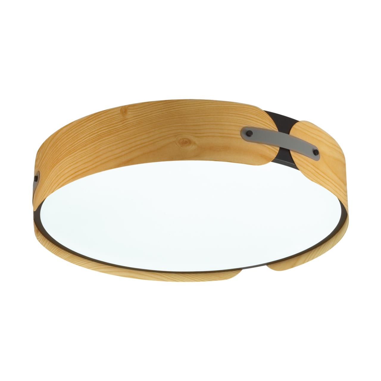 7721/100L AVRA LED SN 597 Светильник металл/пластик/белый/черный/дерево LED 100Вт 3000-6000K D600 IP20 пульт ДУ CORAGGIO — изображение 9