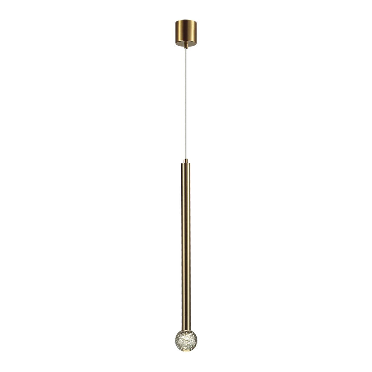 4374/3LA HIGHTECH ODL26 279 Подвесной светильник золото/хрустальн. стекло/металл IP20 LED 3W 400Лм 3000K 220-240V FIANO — изображение 4