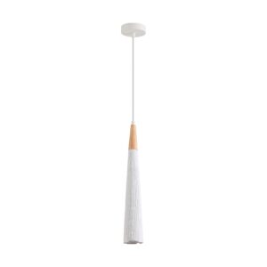 8352/1C SUSPENTIONI LN26 325 белый/бежевый, металл/дерево/цемент Подвес GU10 LED 5W 220V EOLIANA