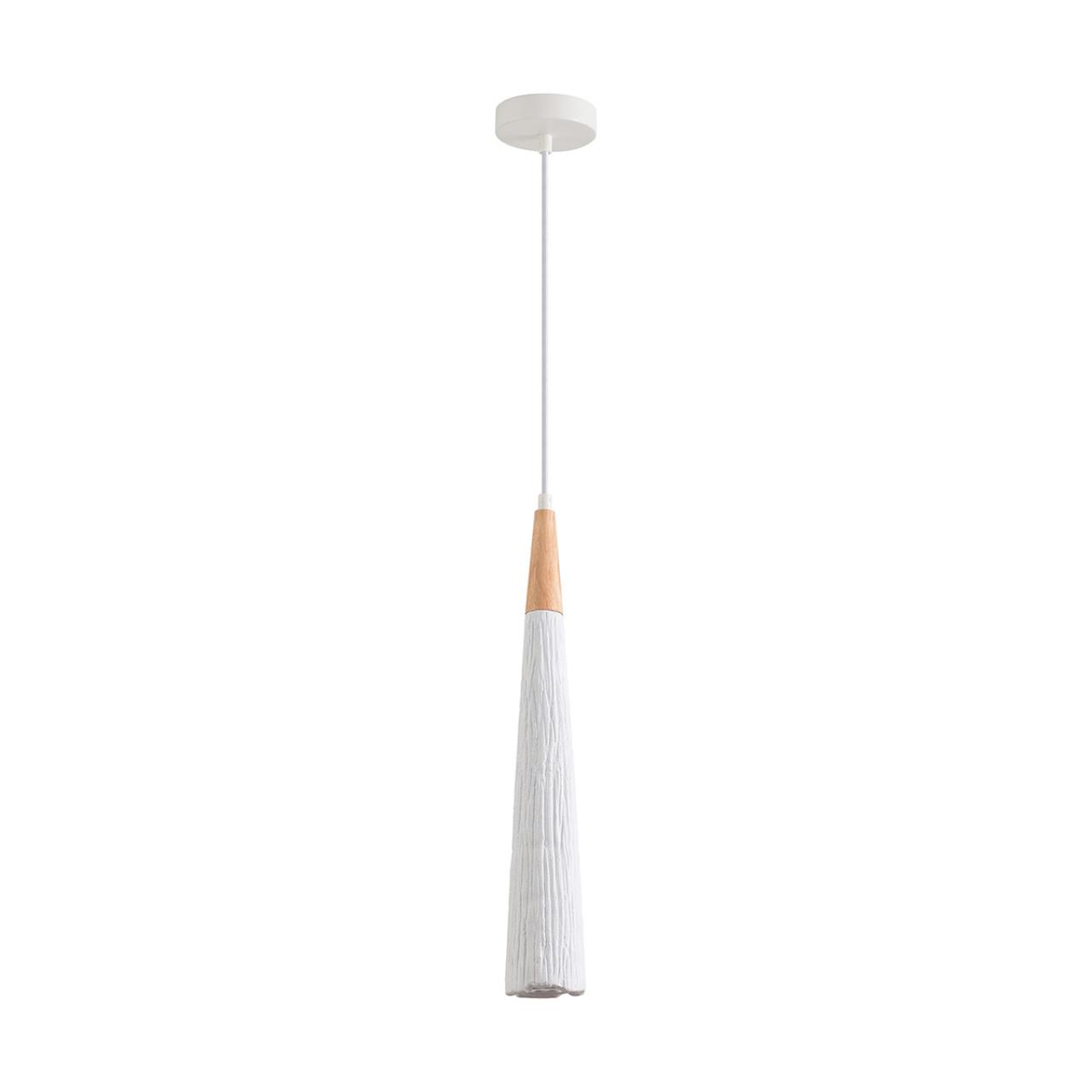 8352/1C SUSPENTIONI LN26 325 белый/бежевый, металл/дерево/цемент Подвес GU10 LED 5W 220V EOLIANA