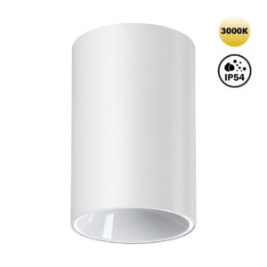359416 OVER NT24 430 белый Светильник накладной влагозащищённый IP54 LED 10W 170-265V 3000К 830Лм RECTE