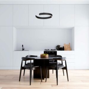 6534/28L LEDIO LN26 265 чёрный Светильник подвесной LED 28W  3000/4000/6000К 220V INDIE