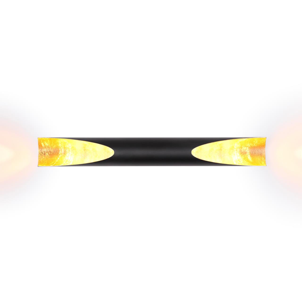3816/16WL HIGHTECH ODL19 189 черный с золотом/металл Настен.светильник LED 12W 3000К 80х60 WHITNEY — изображение 4