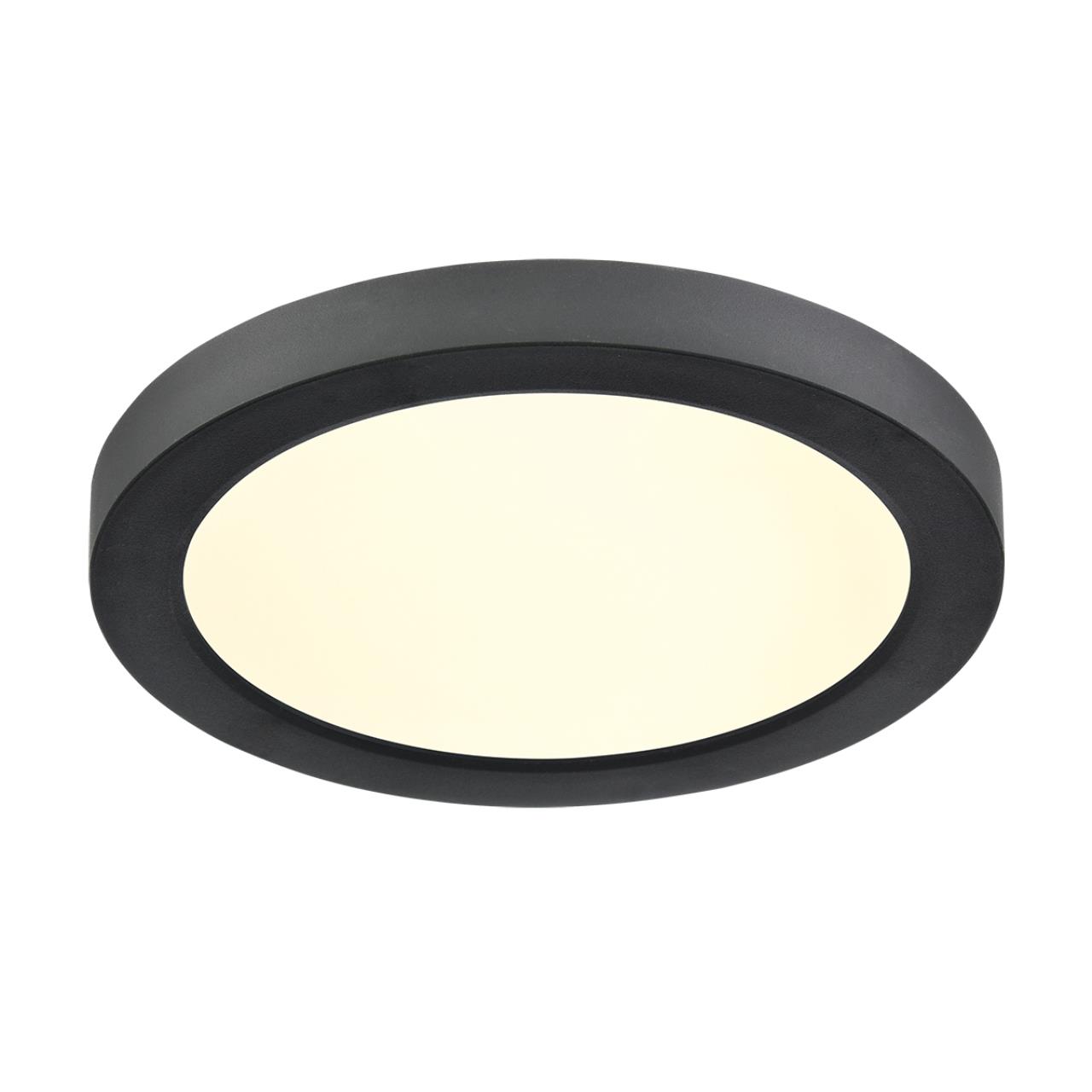 7788/12L MITRA LED SN 537 Светильник пластик/белый/черный LED 12Вт 3000/4000/6500К D170 IP44 CCT/датчик движения NEBULA BLACK — изображение 6