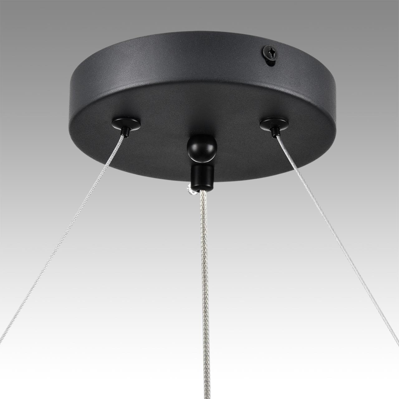 8242/9 COMFI LN26 245 черный металл Светильник подвесной LED GX53 8*7W 220V LUAZANA — изображение 7