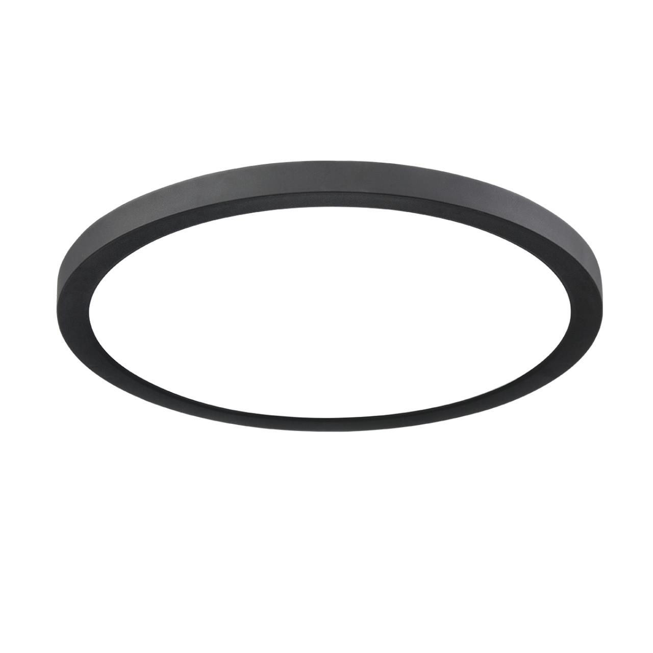 7788/24L MITRA LED SN 537 Светильник пластик/белый/черный LED 24Вт 3000/4000/6500К D300 IP44 CCT/датчик движения NEBULA BLACK — изображение 7