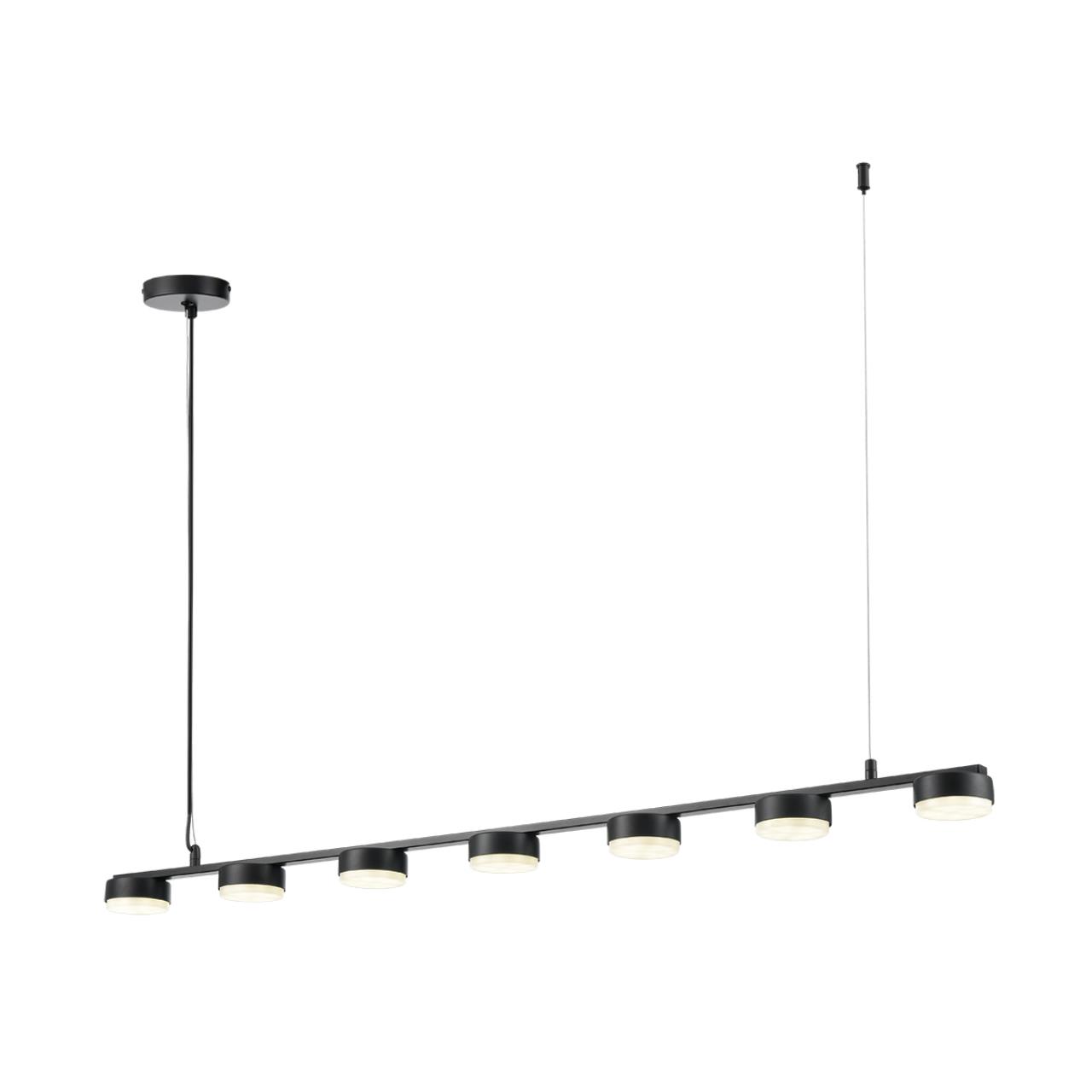 8117/7 COMFI LN26 236 черный, металл Подвесной светильник LED GX53 7*7W 220V TORINA — изображение 7
