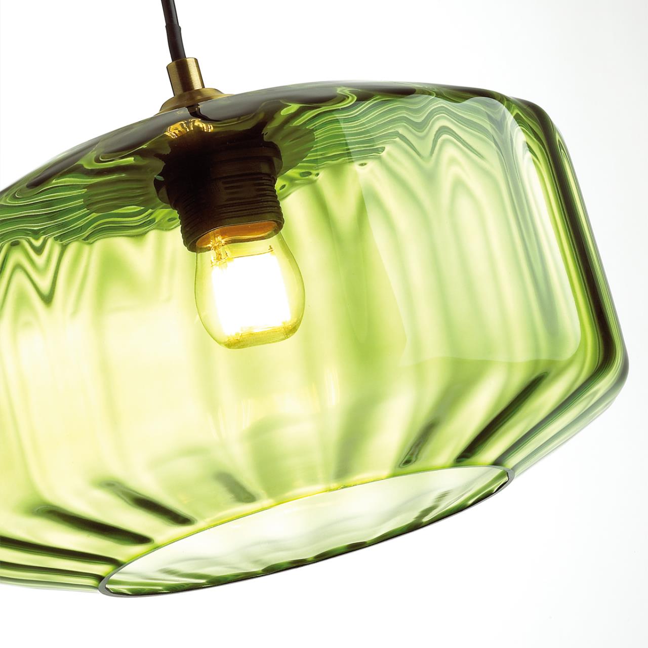 4783/1 PENDANT ODL21 409 зеленый/бронзовый Подвес E27 60W BINGA — изображение 6
