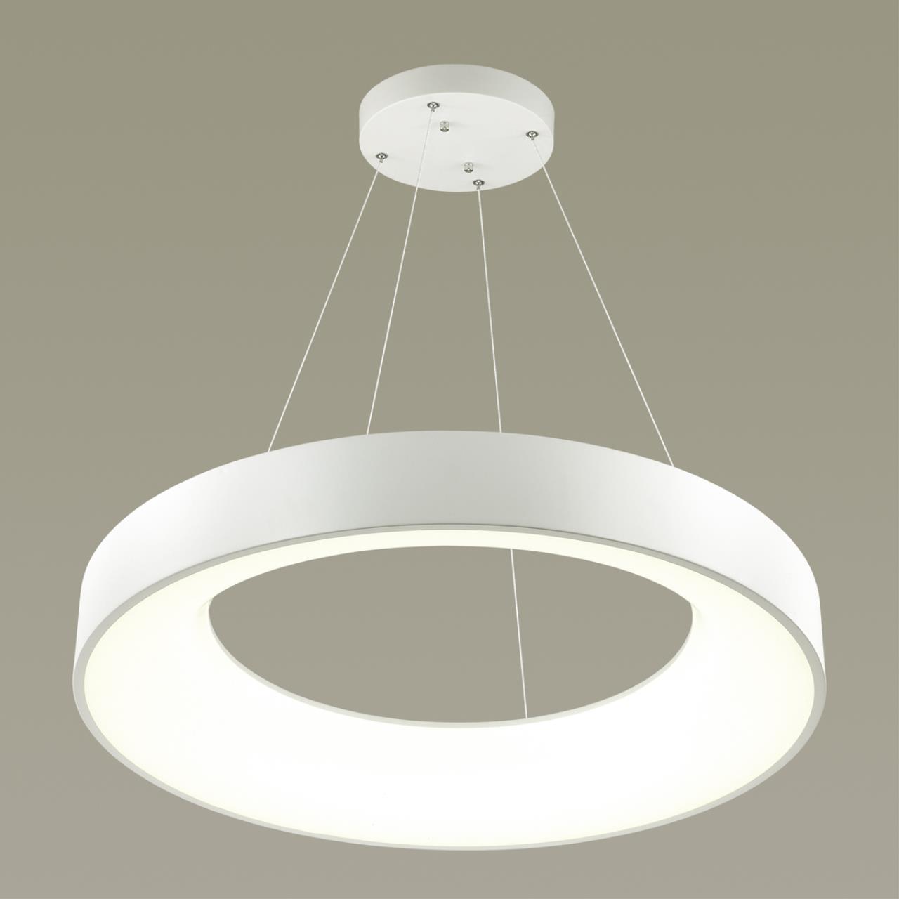 4066/50L L-VISION ODL19 000 белый/серый Люстра с ДУ LED 50W 220V SOLE — изображение 4