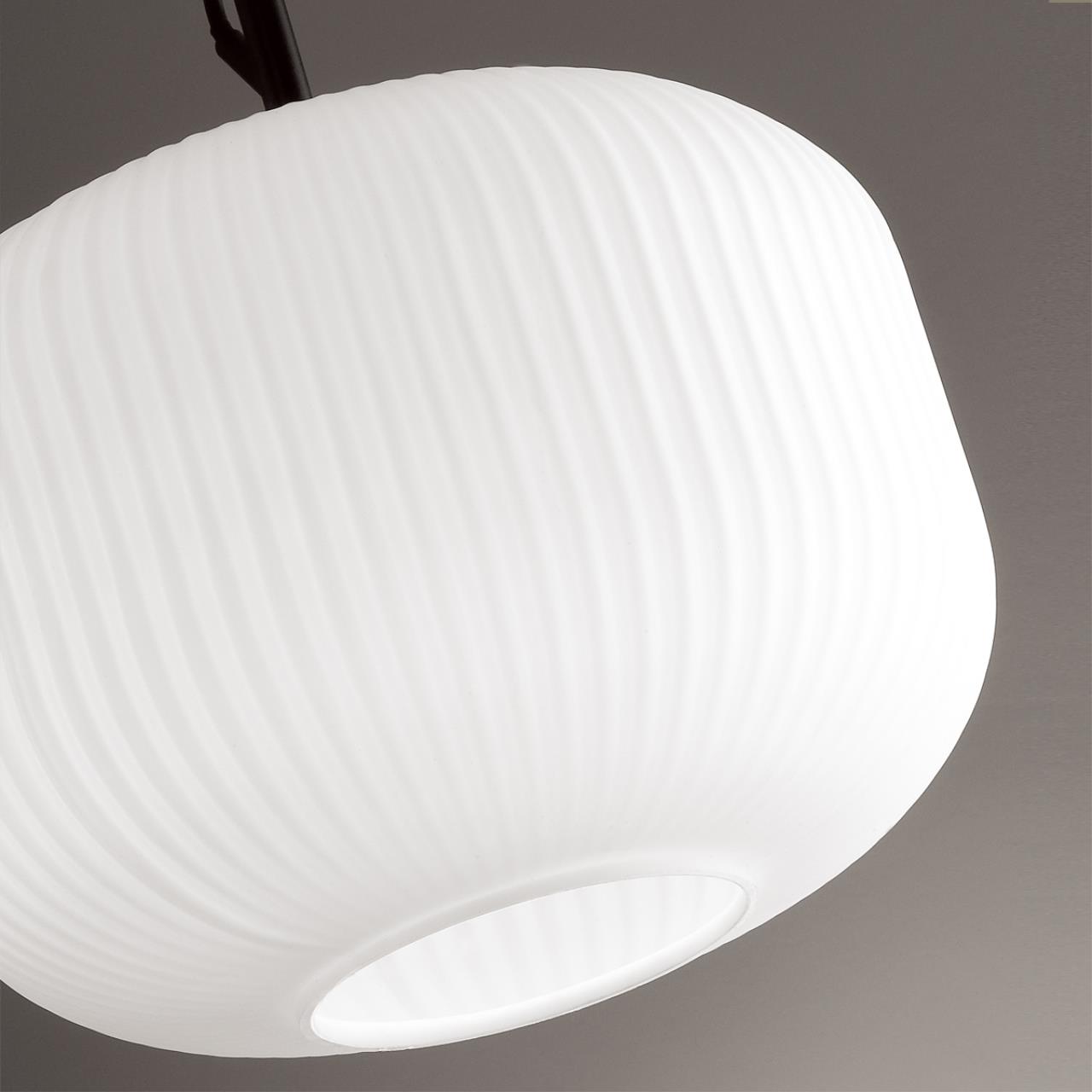 4753/1 PENDANT ODL21 411 белый/черный Подвес E27 60W ROOFI — изображение 6