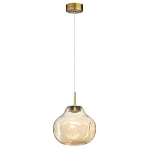 5097/4L PENDANT ODL25 363 античн.бронза/янтарный/металл/стекло Подвес LED 4W 4000K 388Лм VASO