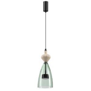 5046/12LC L-VISION ODL24 369 черный/зеленый/металл/стекло/керамика Подвес LED 12W 4000К 1400Лм PALLETA