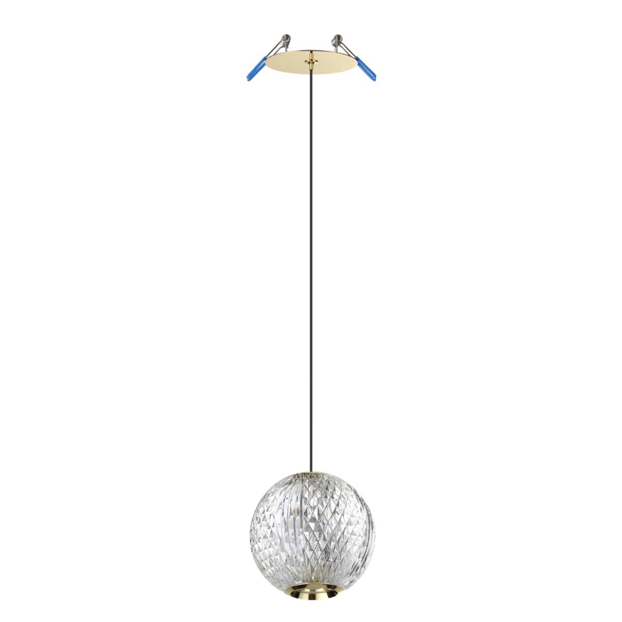 5008/5LA L-VISION ODL24 567 золотой/металл/акрил Подвес LED 5W 4000K 390лм CRYSTAL — изображение 6