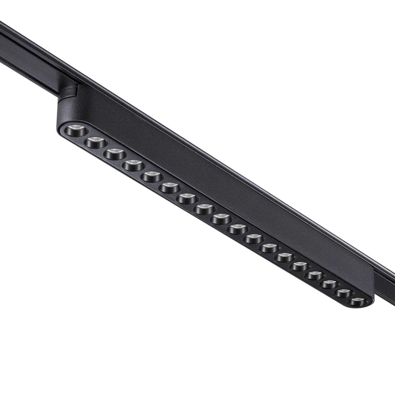 359078 SHINO NT23 185 черный Трековый светильник для низковольтного шинопровода IP20 LED 18W 48V 4000K 1710Лм SMAL — изображение 5