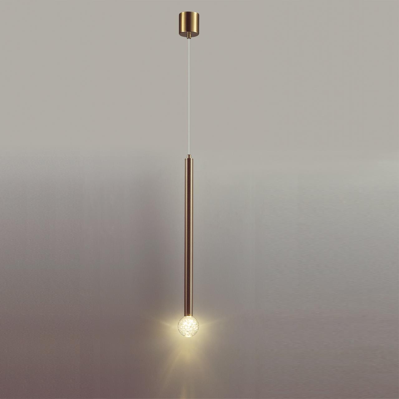 4374/3LA HIGHTECH ODL26 279 Подвесной светильник золото/хрустальн. стекло/металл IP20 LED 3W 400Лм 3000K 220-240V FIANO — изображение 5
